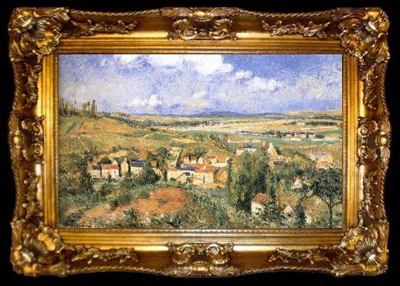 framed  Camille Pissarro Pang plans Schwarz summer, ta009-2